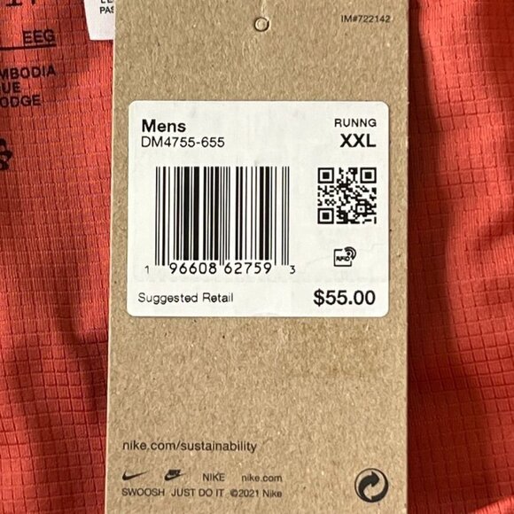 Nike Mens Stride Shorts Size XXL Running 5" Inseam Brief Lined New With Tags - Picture 13 of 13